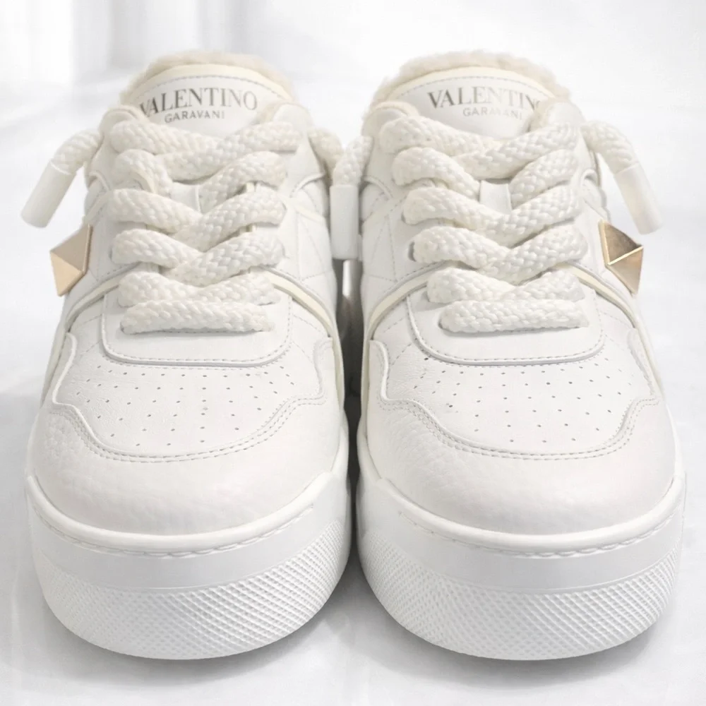 VALENTINO GARAVANI XI One Stud Platform Sneaker - Picture 3 of 4